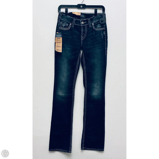 Jeans Straight By Silver In Blue Denim, Size: 4