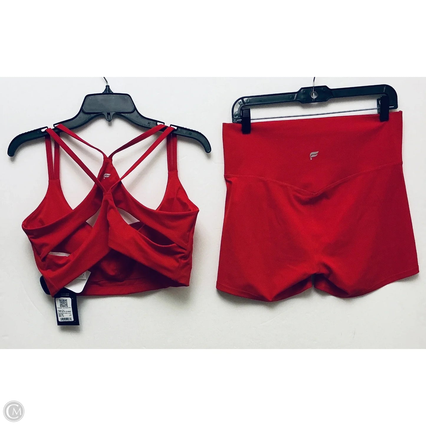 Athletic Shorts 2pc By Fabletics In Red, Size: Xxl