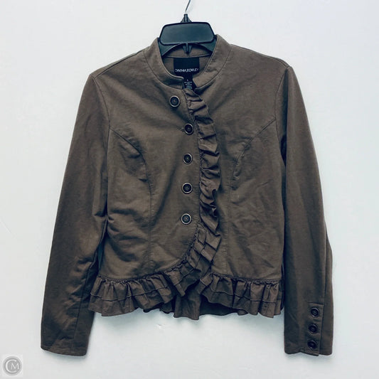 Blazer By Cynthia Rowley In Brown, Size: L