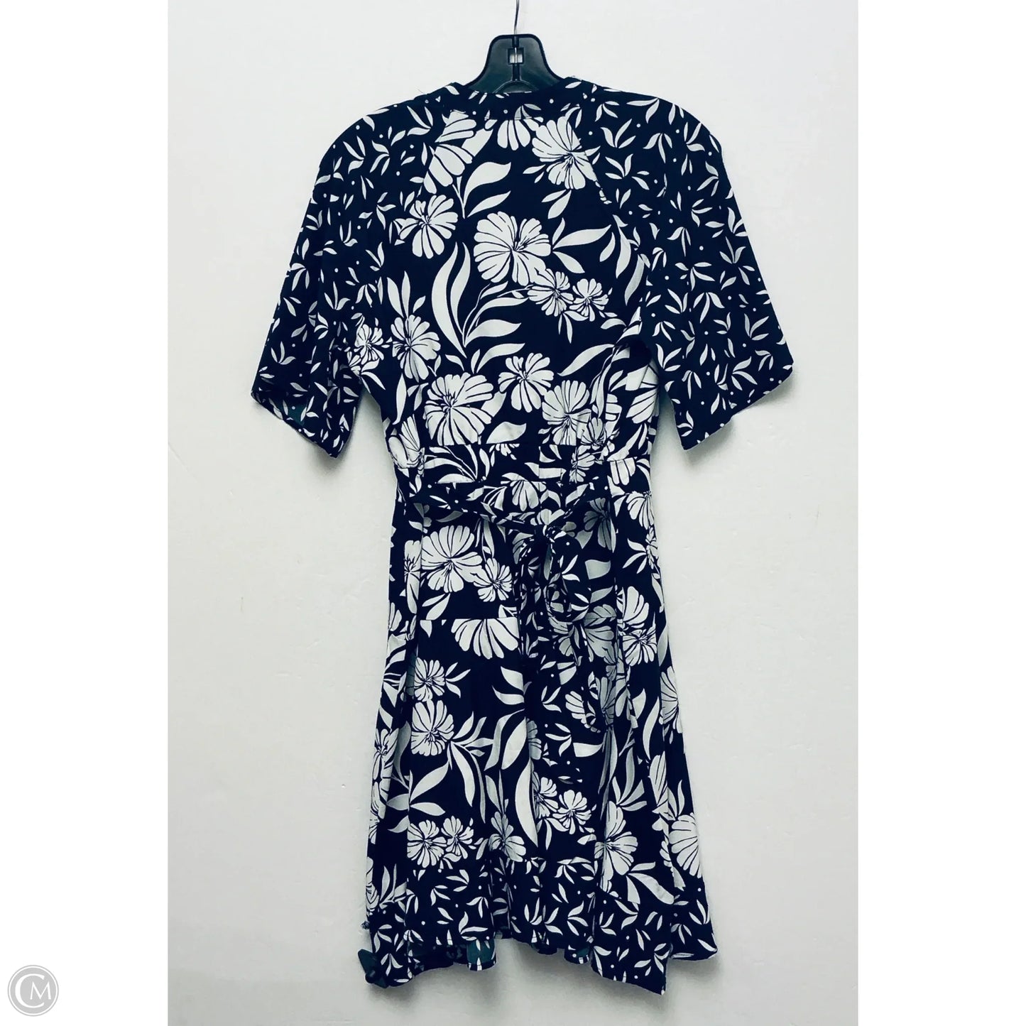 Dress Casual Midi By Adrienne Vittadini In Navy, Size: M