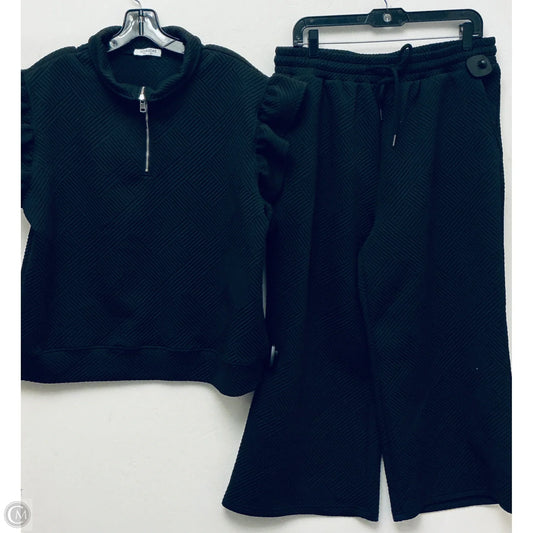 Pants Set 2pc By Cme In Black, Size: Xl