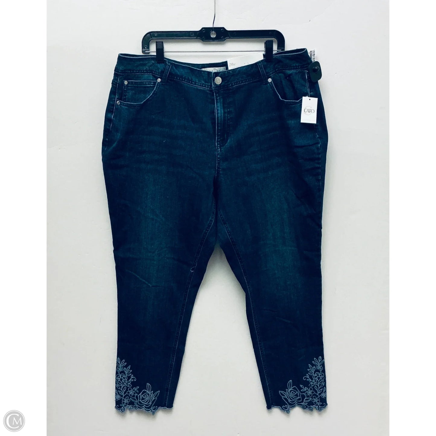 Jeans Straight By Cato In Blue Denim, Size: 20
