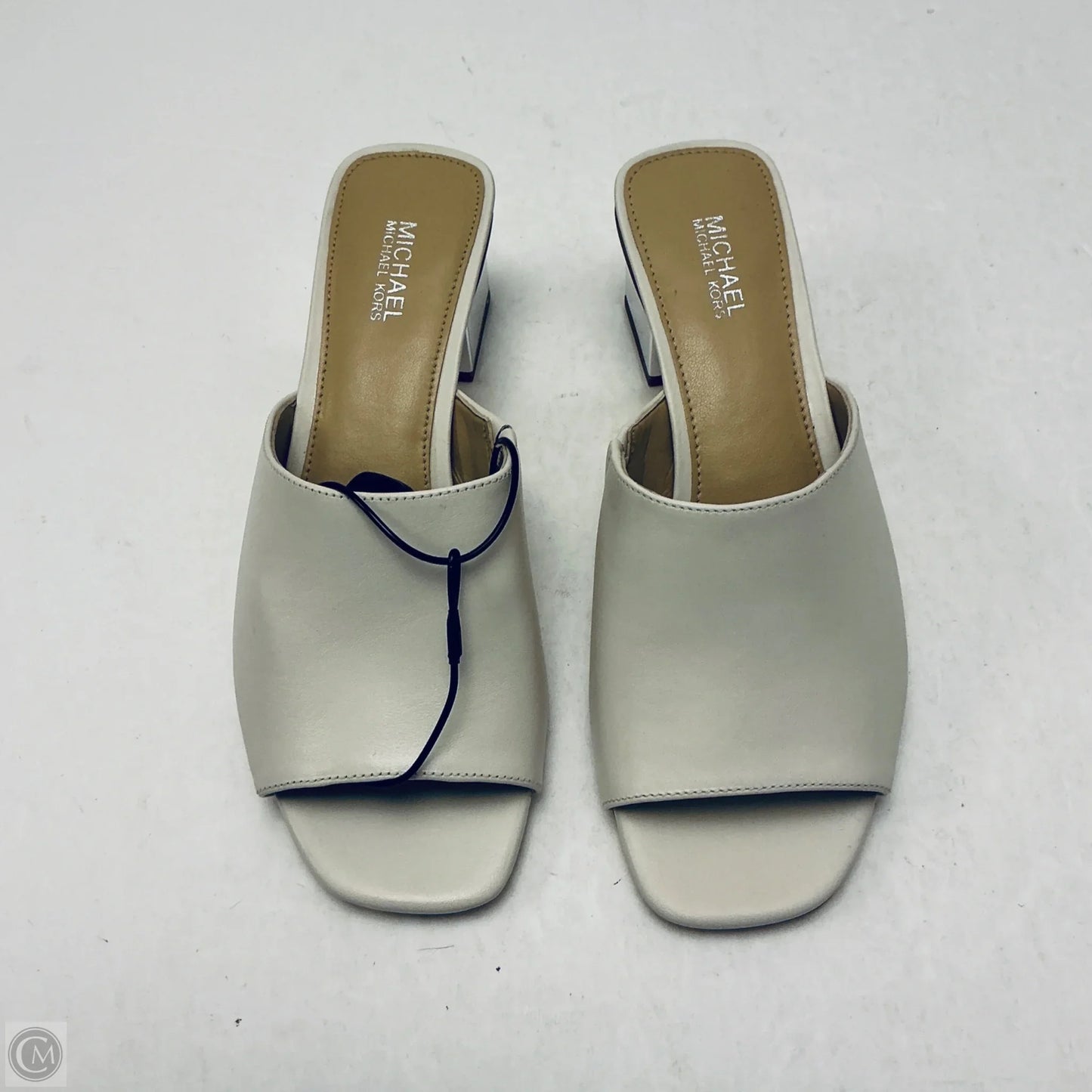 Sandals Heels Block By Michael By Michael Kors In White, Size: 5.5