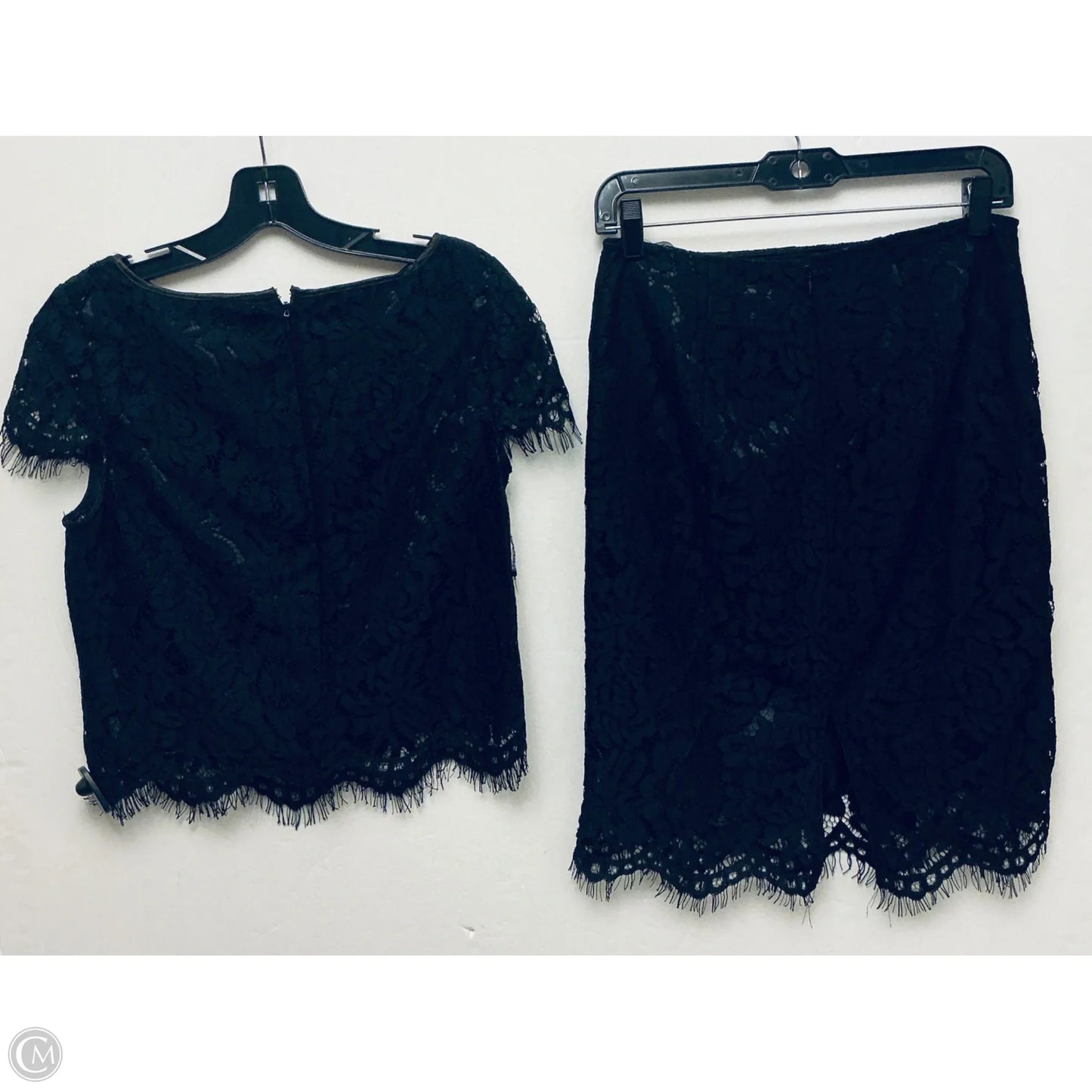 Skirt Set 2pc By White House Black Market In Black, Size: 2