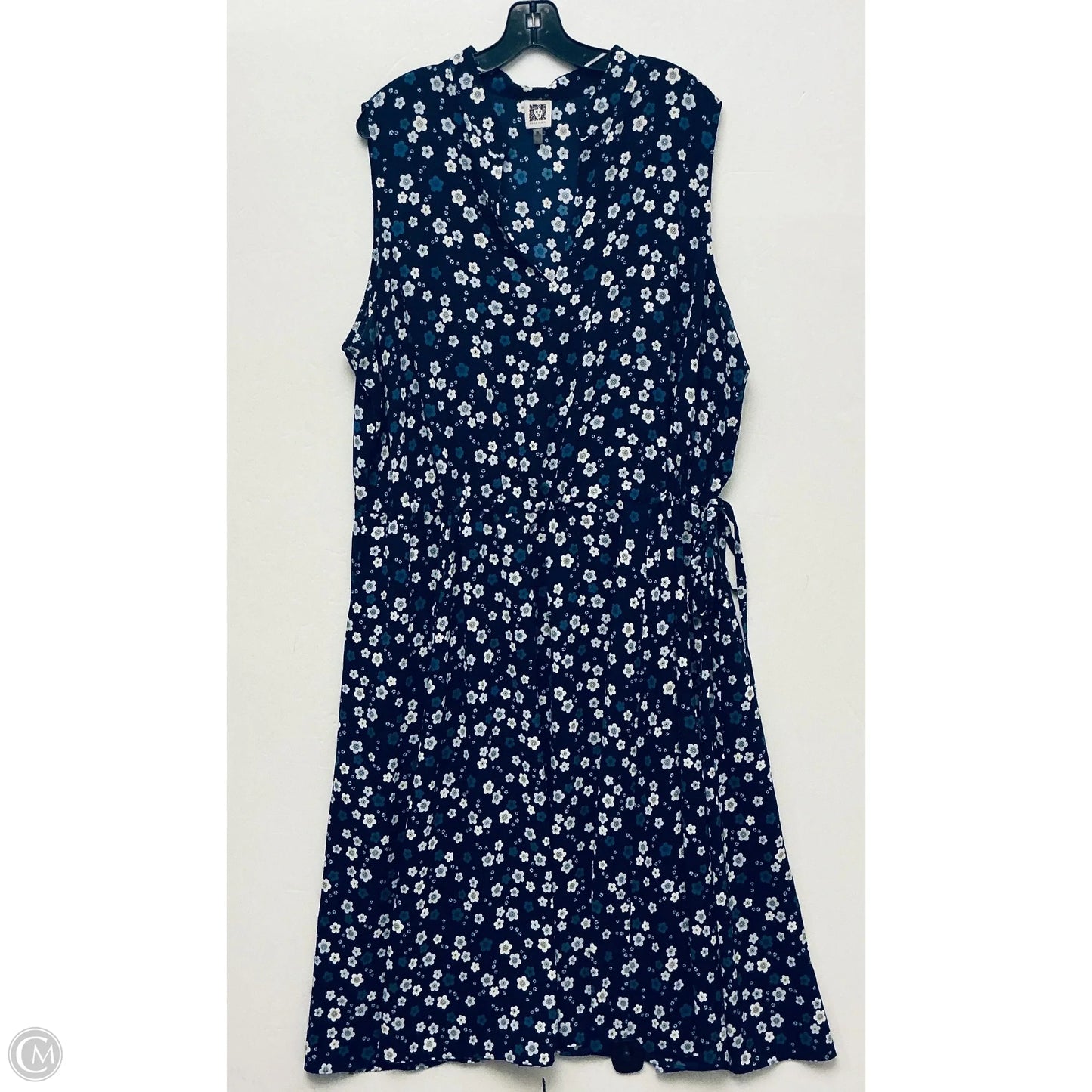 Dress Casual Maxi By Anne Klein In Blue, Size: 3x