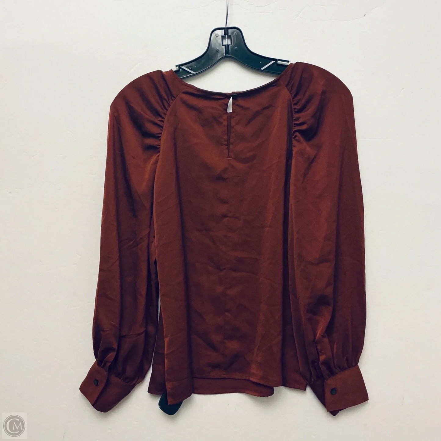 Top Long Sleeve By Banana Republic In Brown, Size: Xs