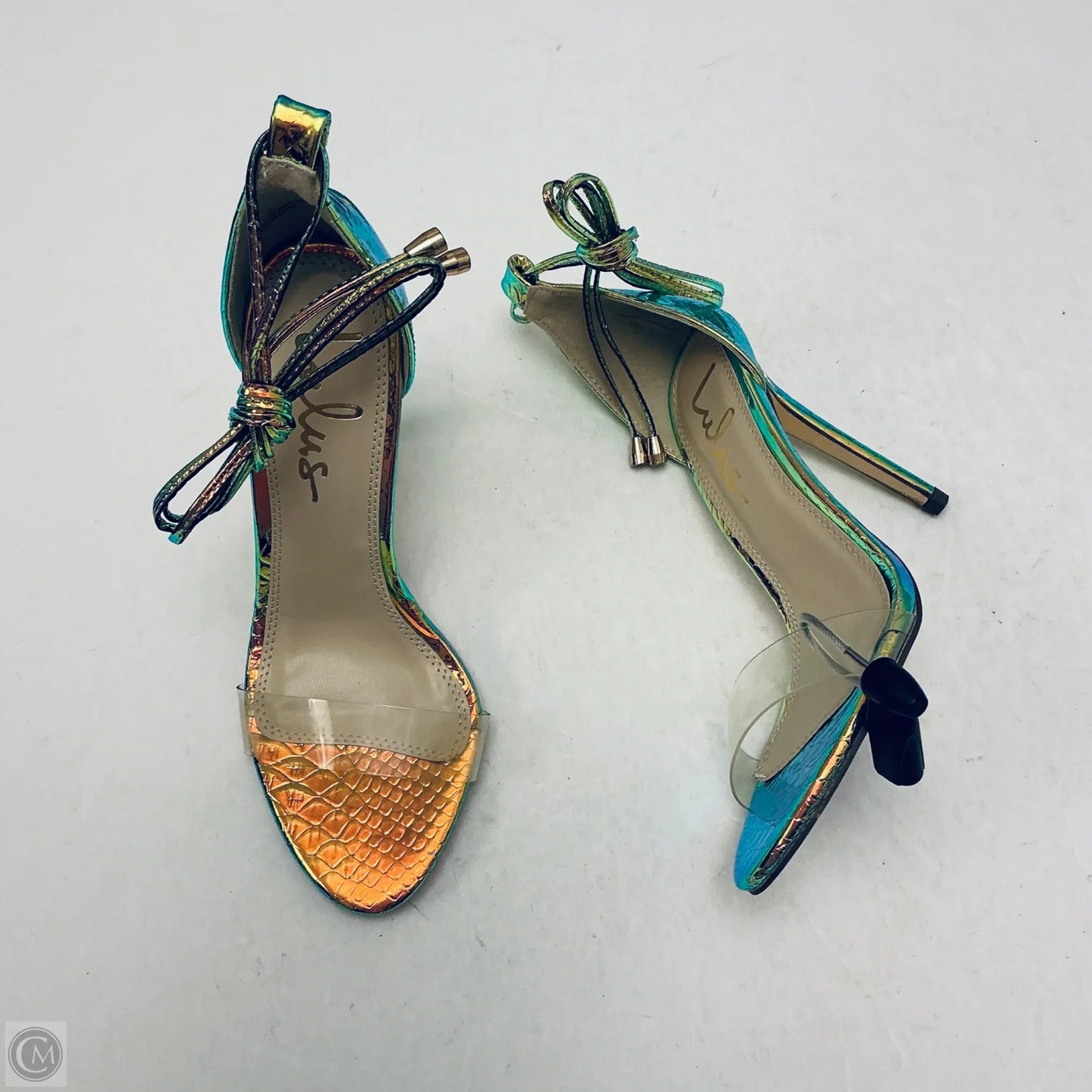 Shoes Heels Stiletto By Lulus In Green, Size: 6