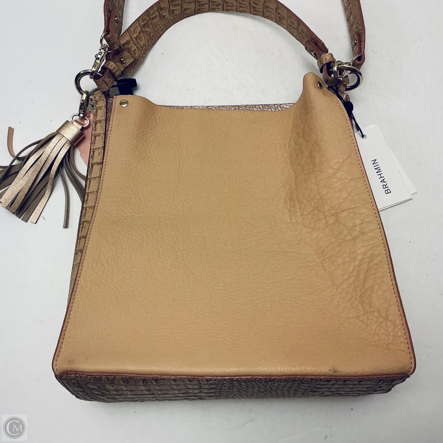 Handbag Designer By Brahmin, Size: Large