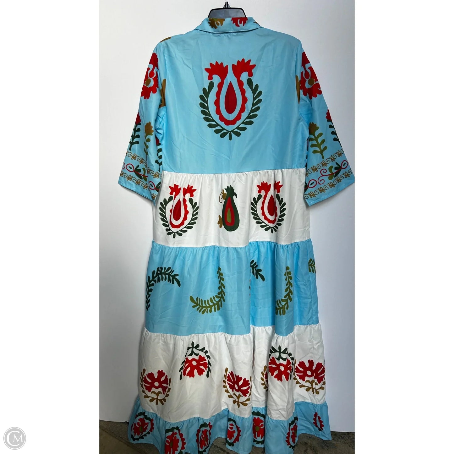 Dress Casual Maxi By Clothes Mentor In Blue, Size: L