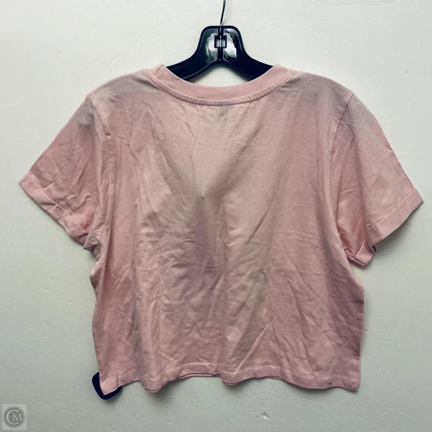 Top Short Sleeve By Cme In Pink, Size: S