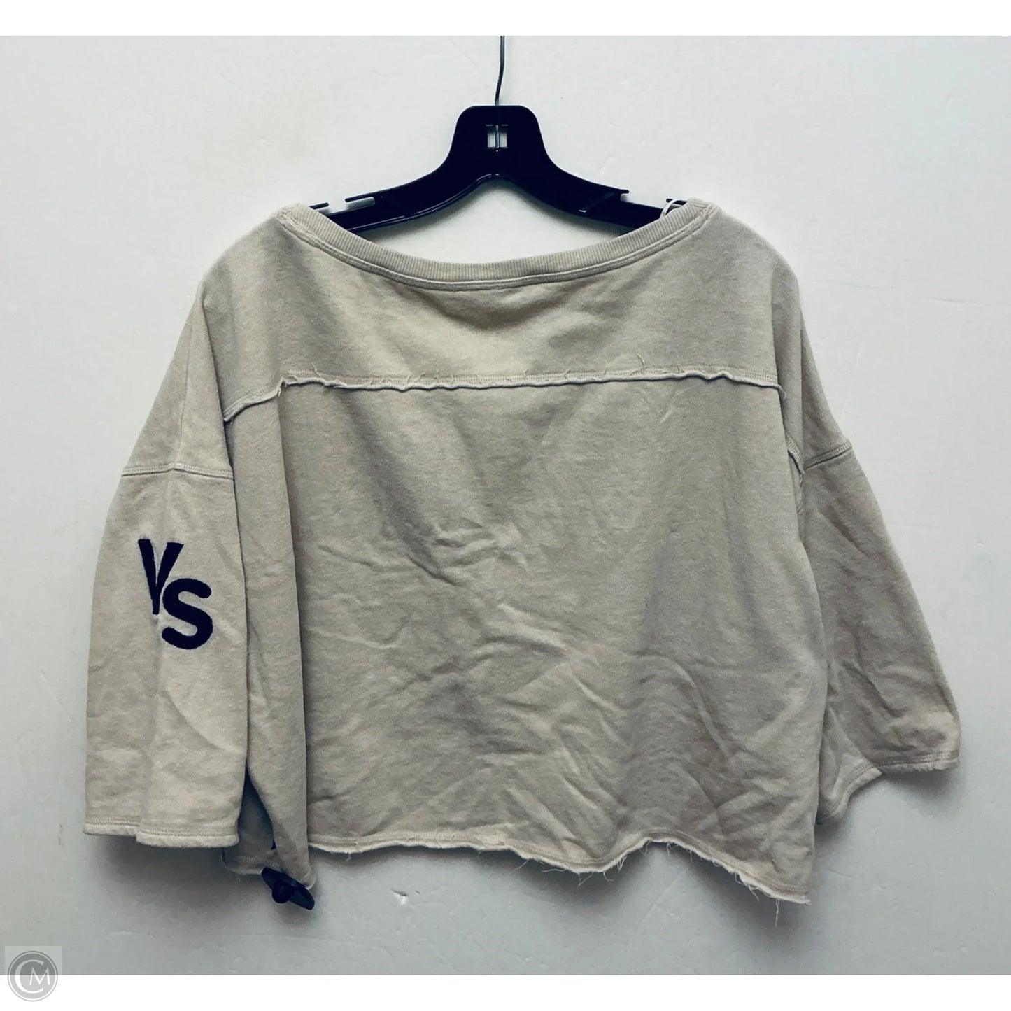 Top Long Sleeve Basic By Victorias Secret In Tan, Size: L
