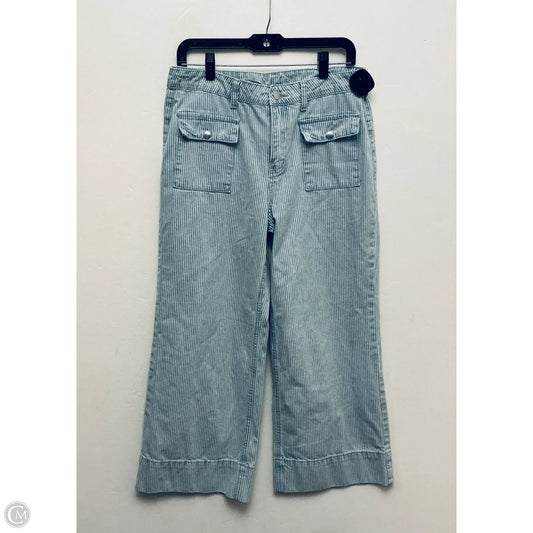 Jeans Cropped By Cme In Blue Denim, Size: 10