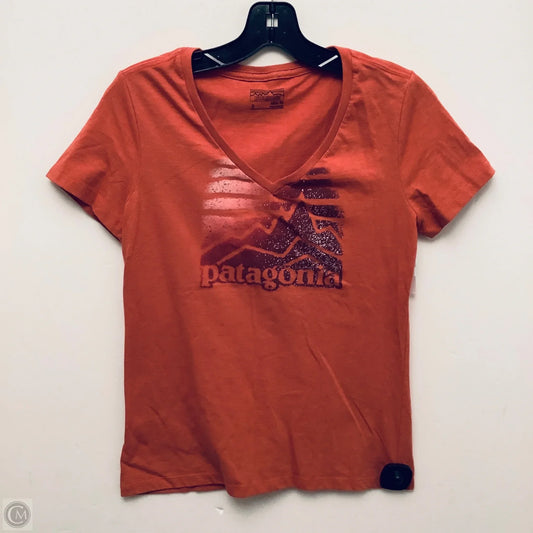 Top Short Sleeve Basic By Patagonia In Red, Size: S