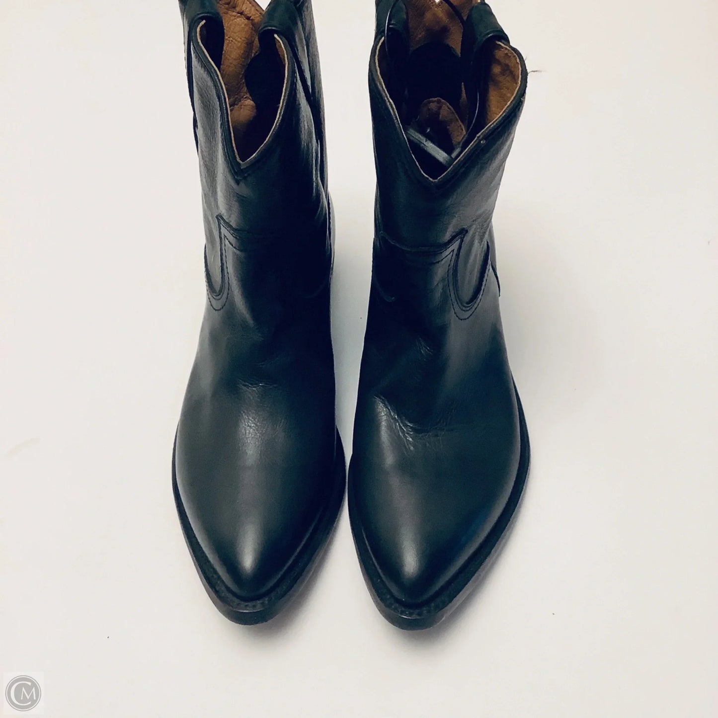 Boots Designer By Frye In Black, Size: 8