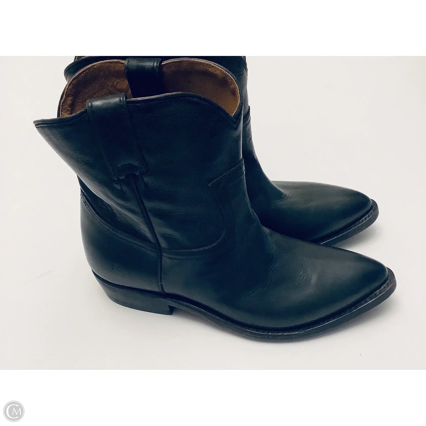 Boots Designer By Frye In Black, Size: 8