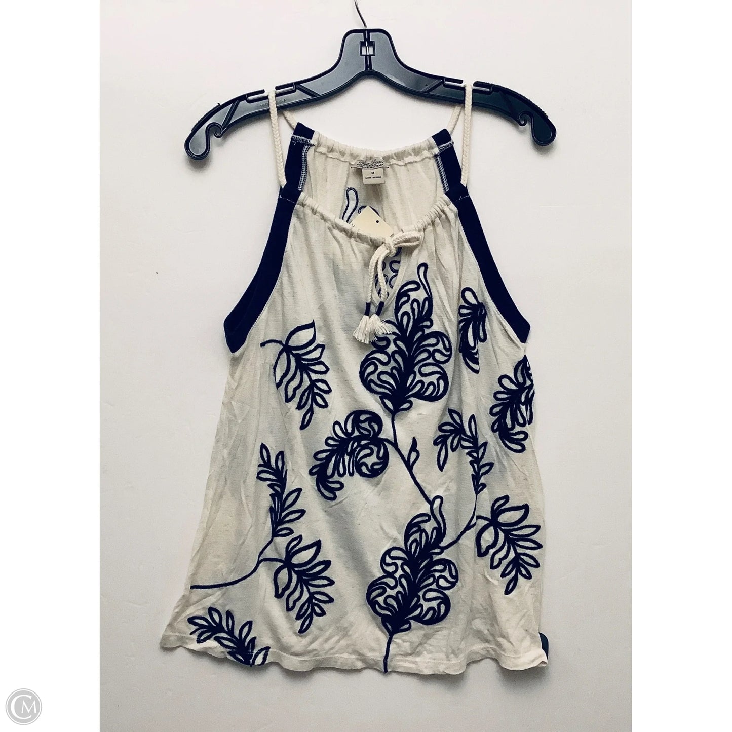 Top Sleeveless Basic By Lucky Brand In Cream, Size: M