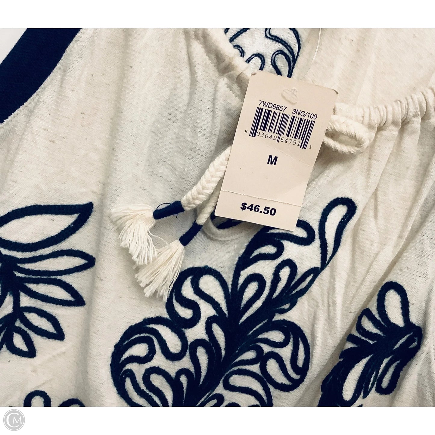 Top Sleeveless Basic By Lucky Brand In Cream, Size: M