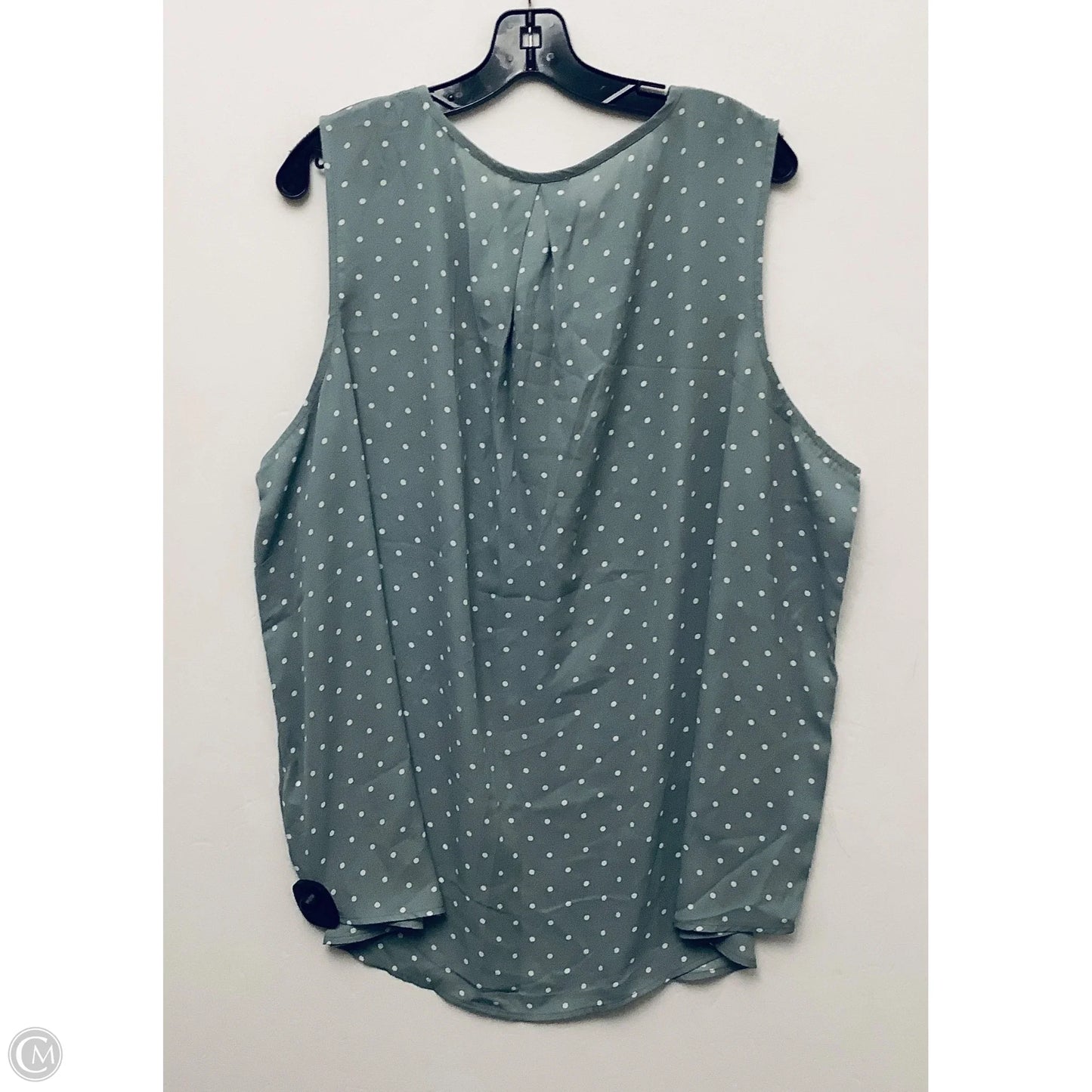 Top Sleeveless By Maurices In Green, Size: 3x