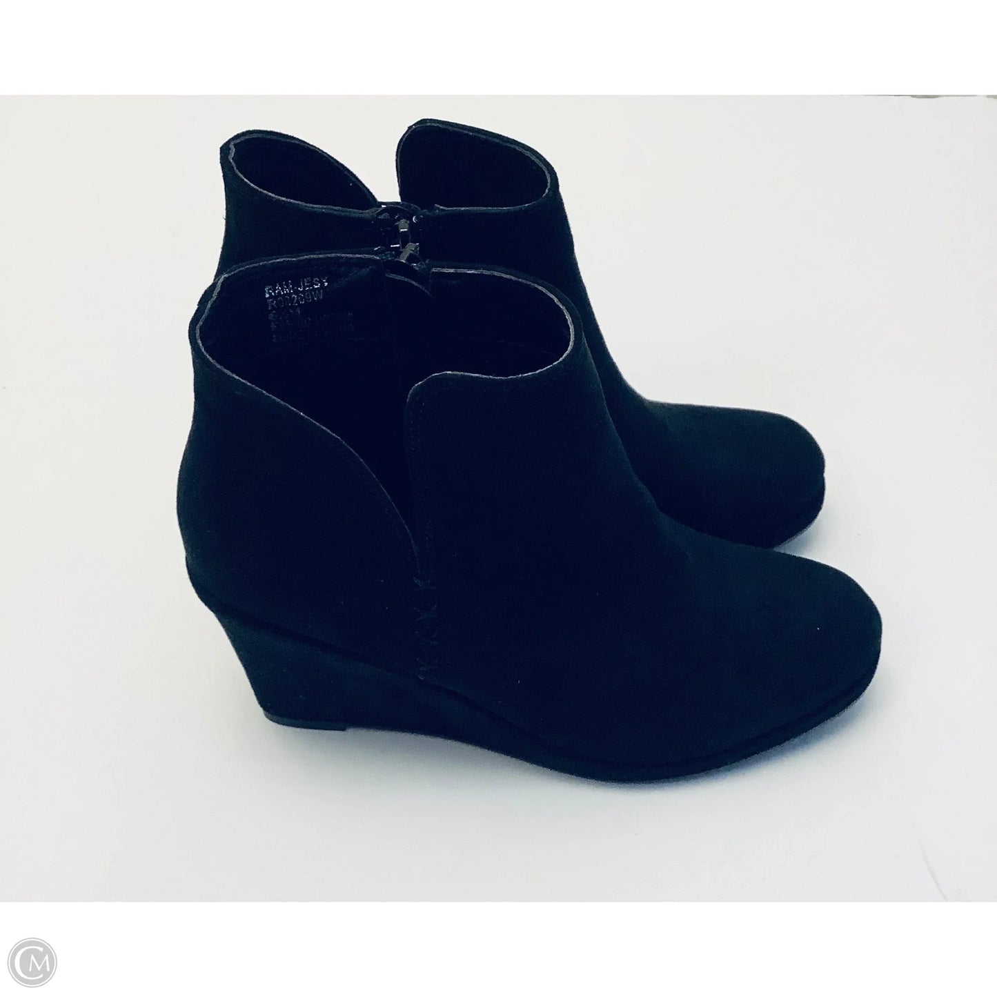 Boots Ankle Heels By Rampage In Black, Size: 6.5