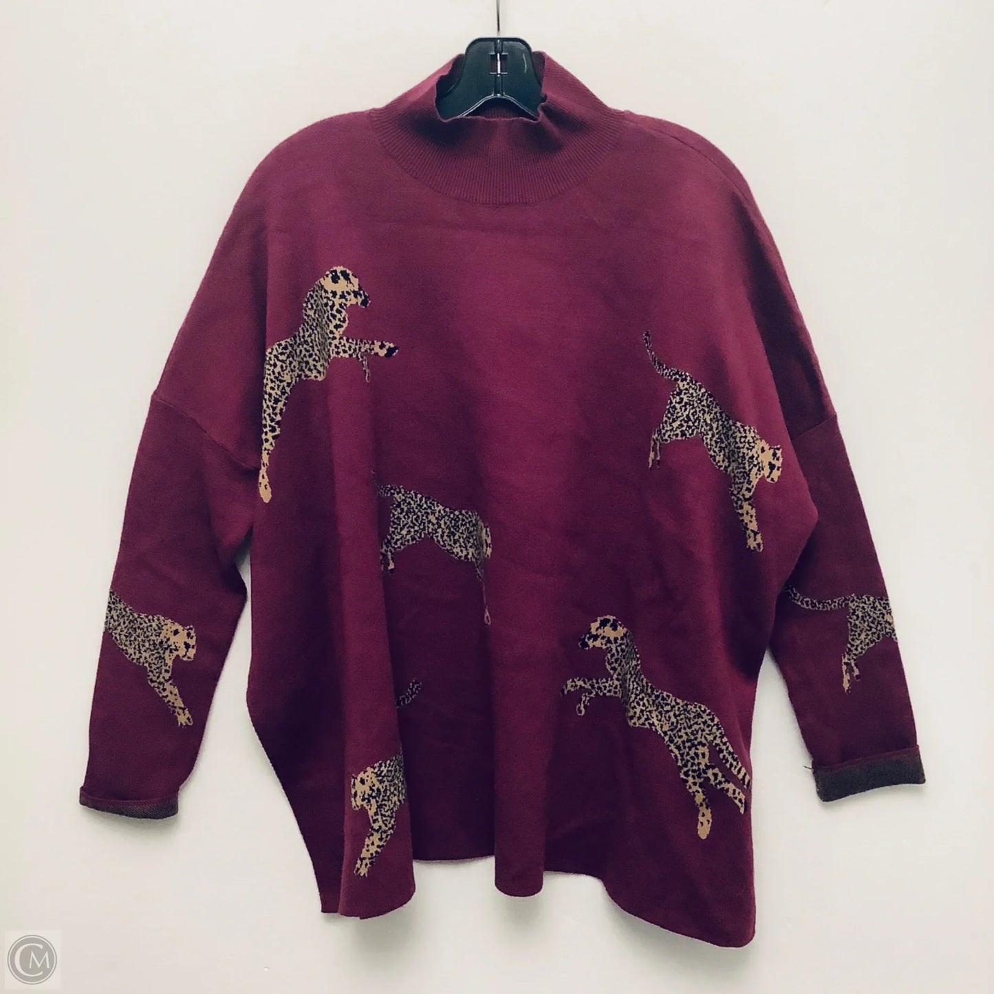 Sweater By Entro In Maroon, Size: S