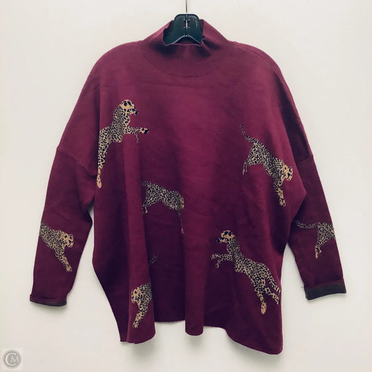 Sweater By Entro In Maroon, Size: S