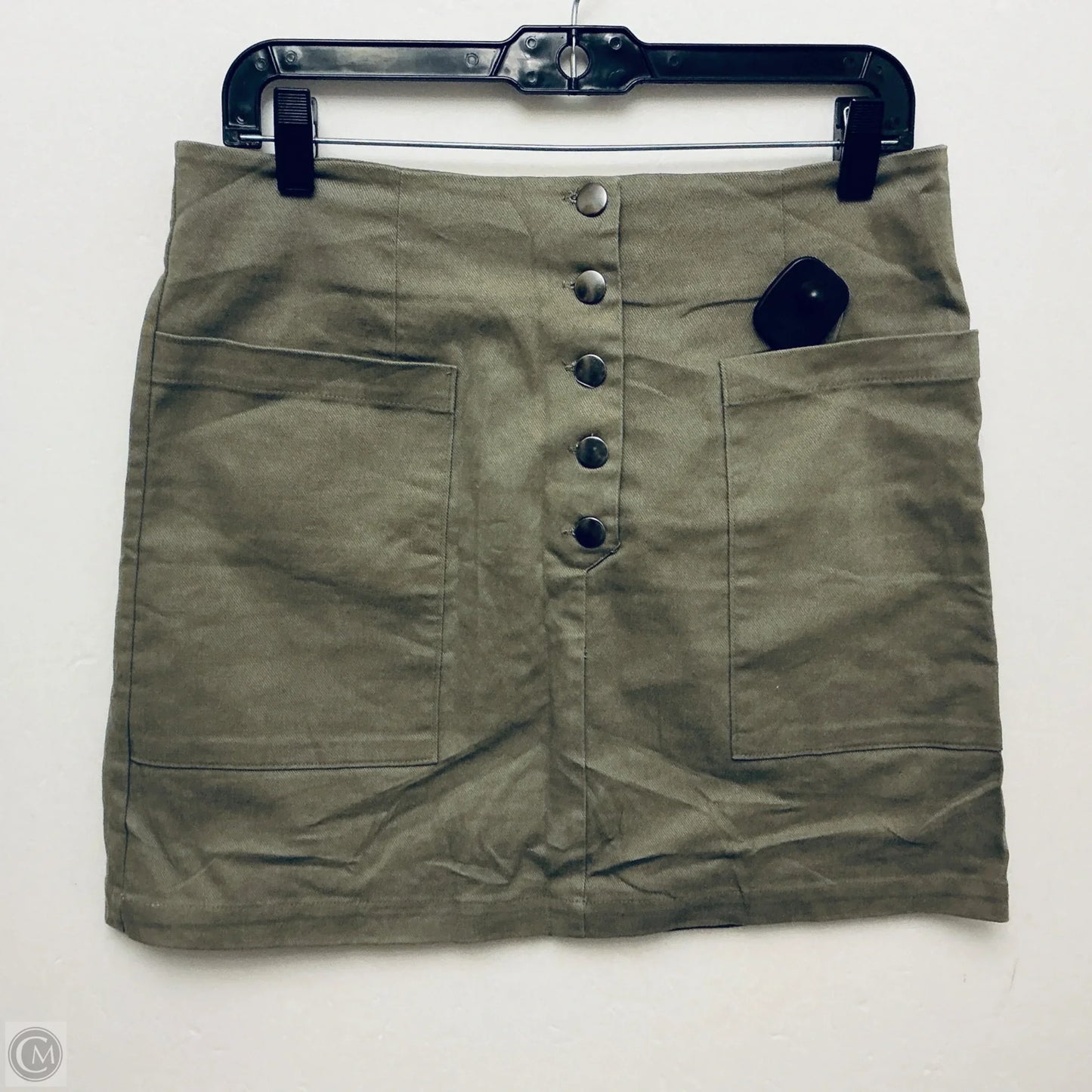 Skirt Mini & Short By Mi Ami In Green, Size: L