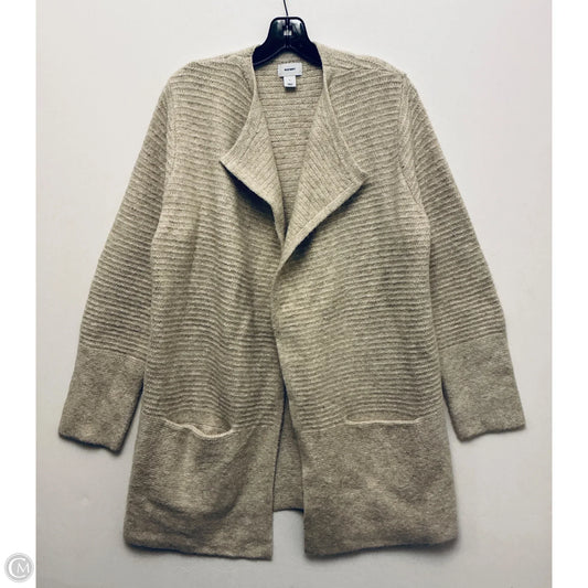 Sweater Cardigan By Old Navy In Cream, Size: L