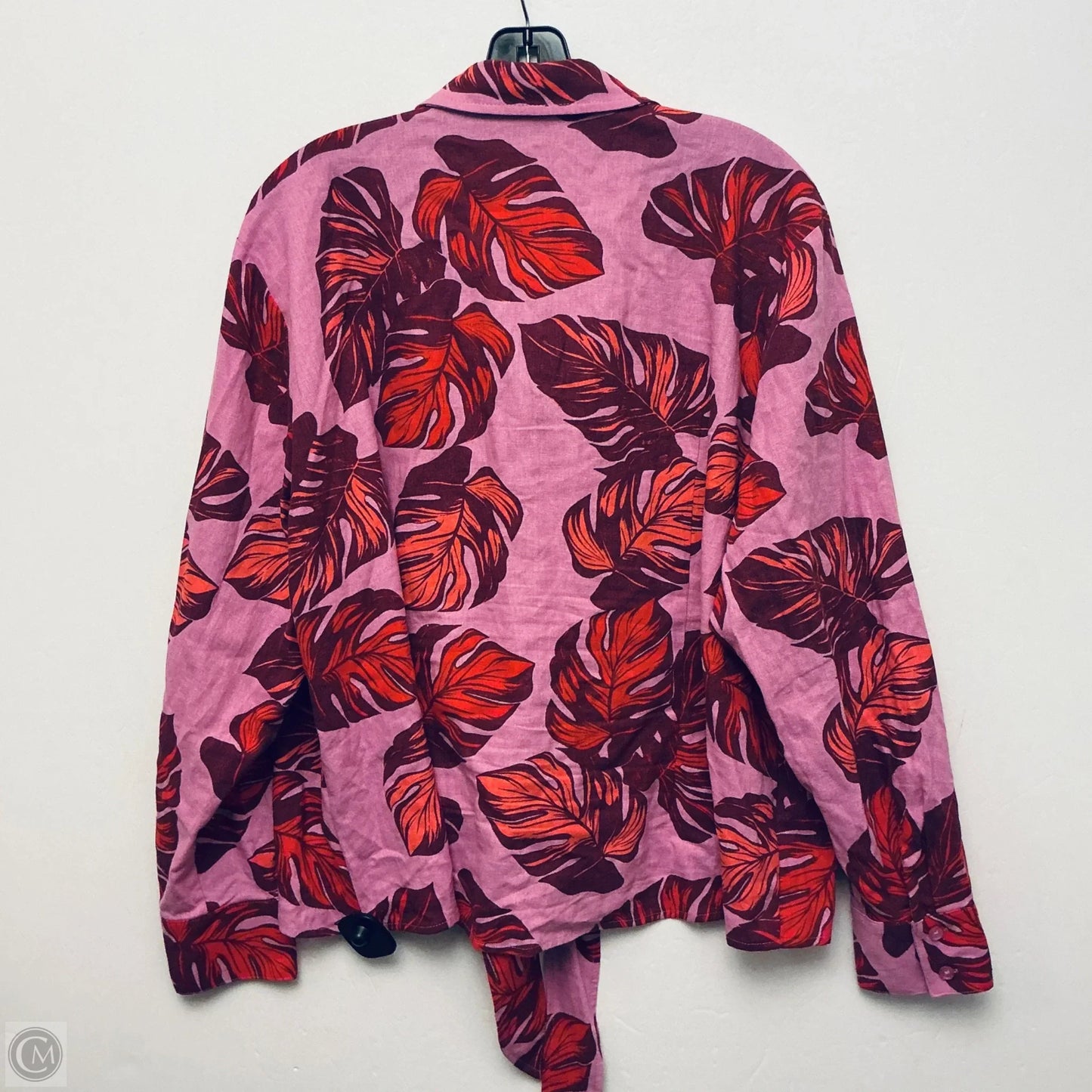 Top Long Sleeve Basic By Sofia By Sofia Vergara In Purple, Size: Xxl