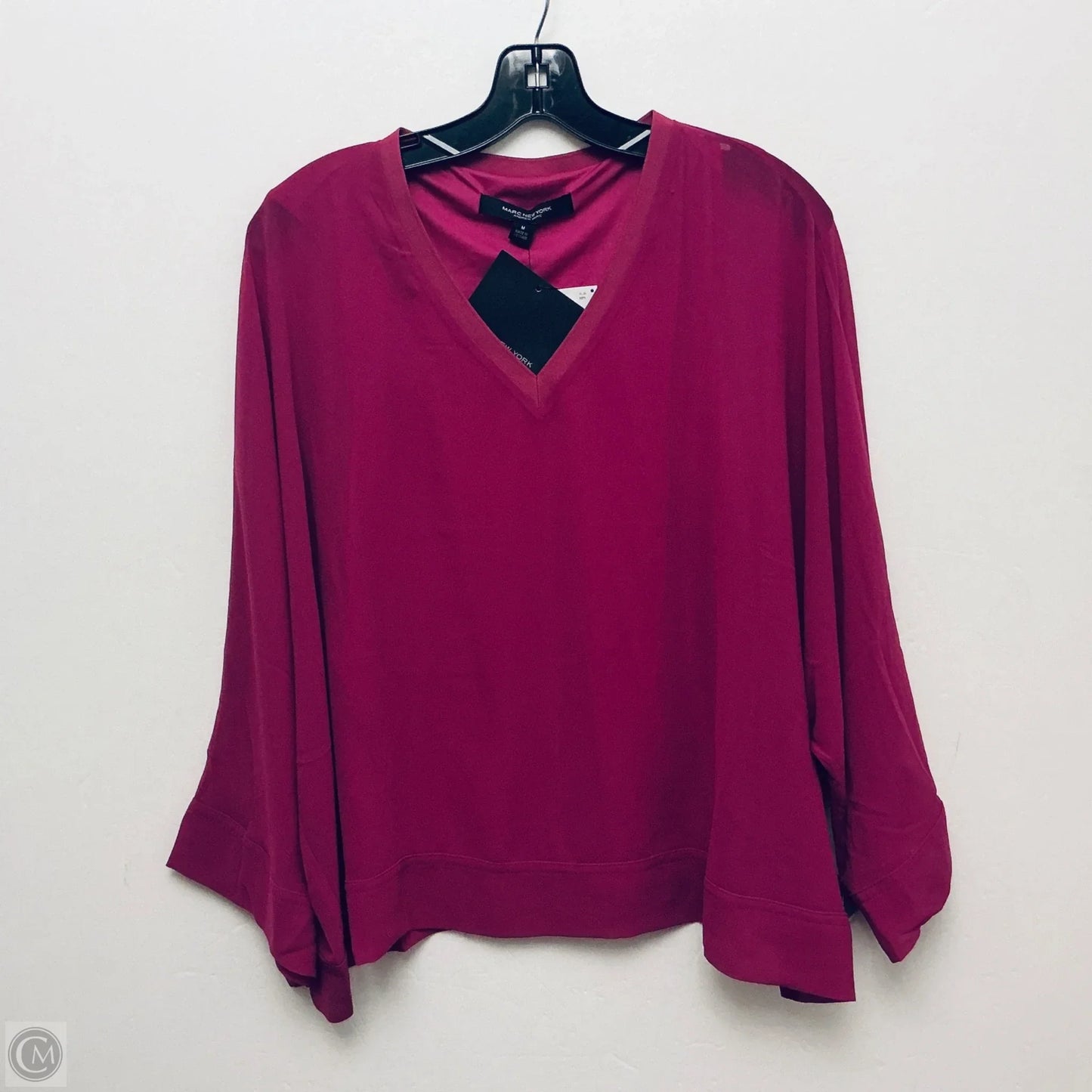 Top Long Sleeve Basic By Marc New York In Purple, Size: M