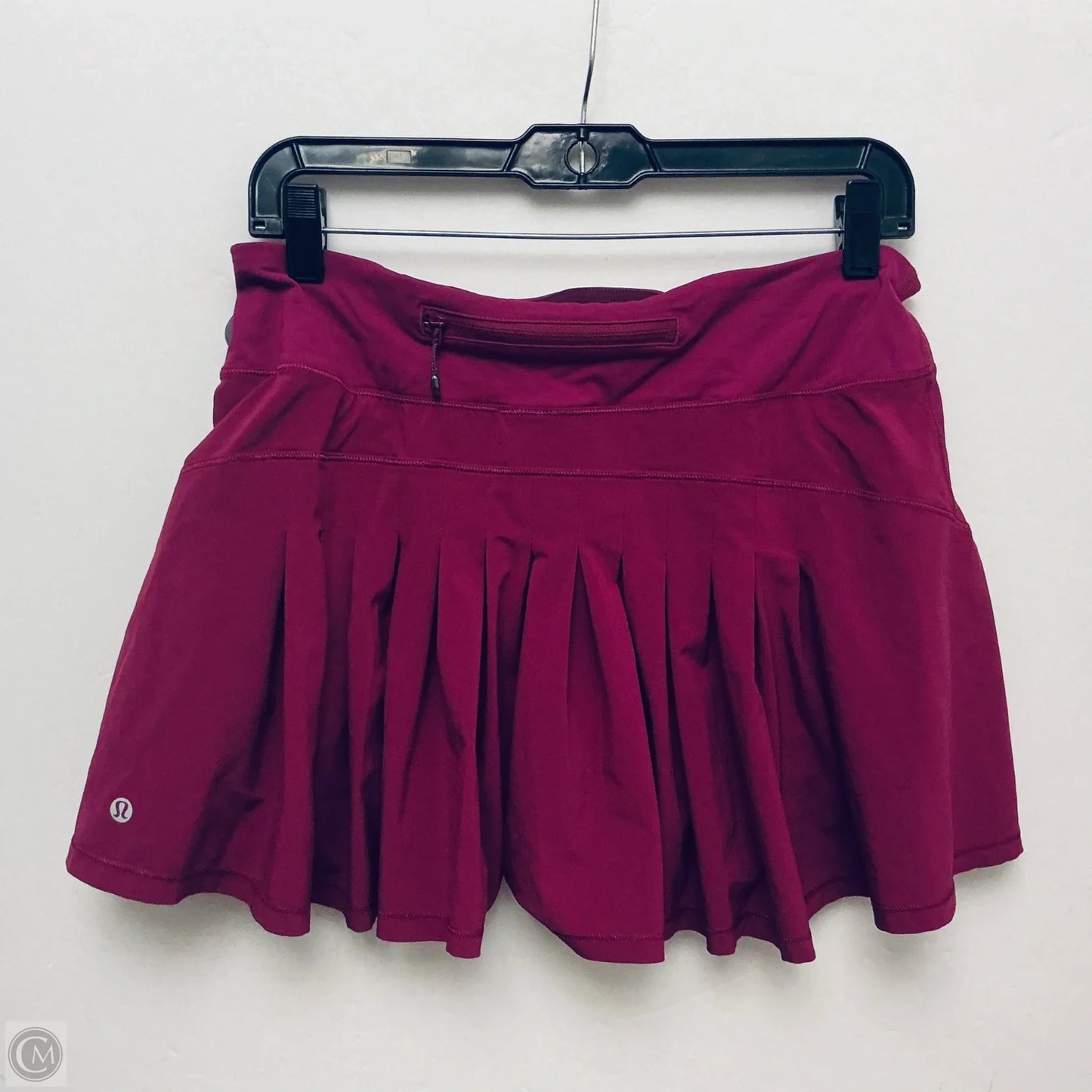 Athletic Skort By Lululemon In Maroon, Size: 8