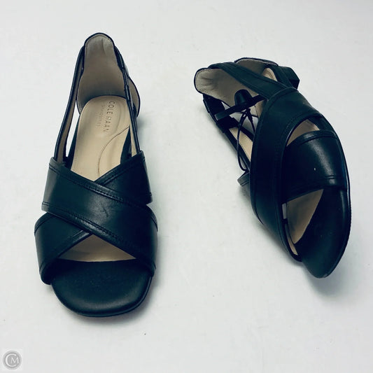 Sandals Flats By Cole-haan In Black, Size: 6.5