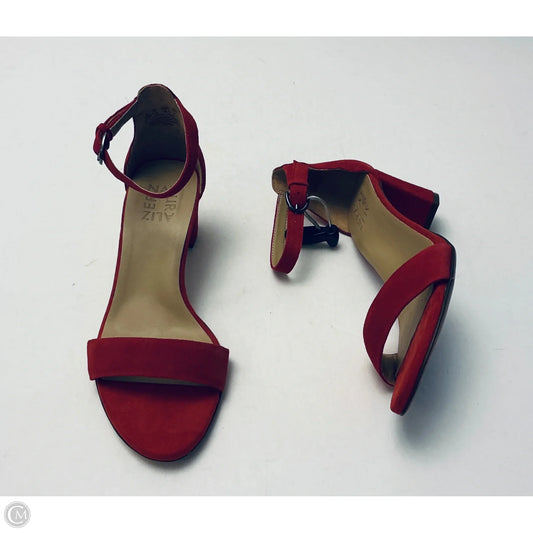 Shoes Heels Block By Naturalizer In Red, Size: 6.5