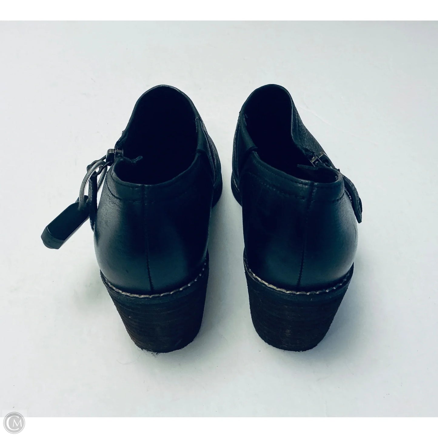 Boots Ankle Heels By Zodiac In Black, Size: 7