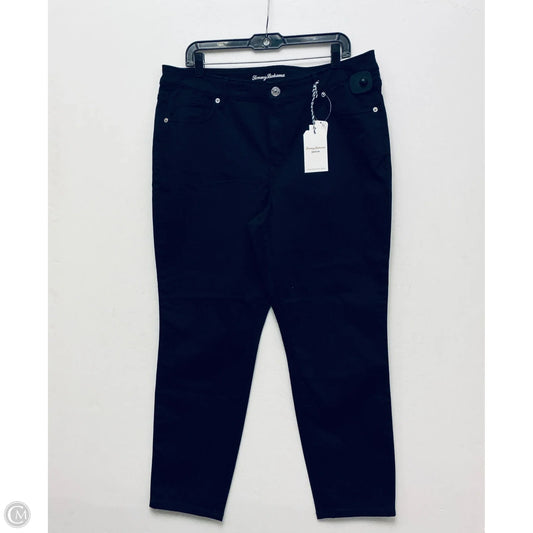 Pants Cropped By Tommy Bahama In Black, Size: 16