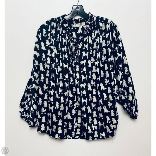 Top Long Sleeve By Entro In Black, Size: S