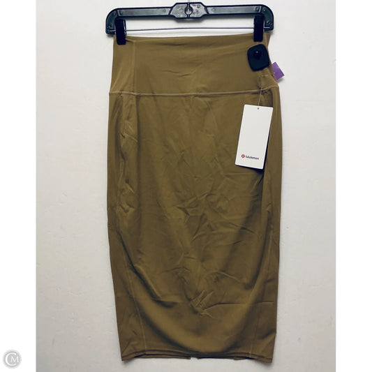 Skirt Midi By Lululemon In Brown, Size: 8