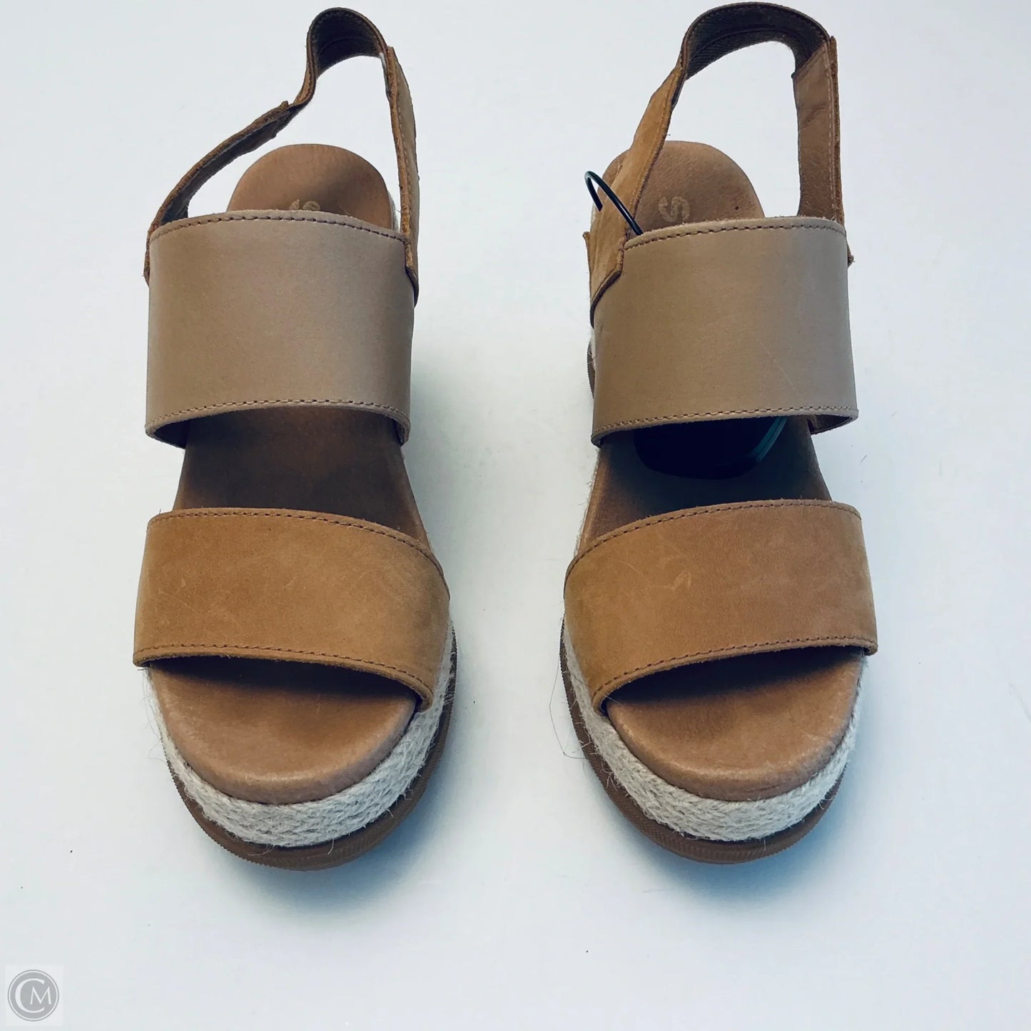 Sandals Heels Wedge By Sorel In Brown, Size: 6.5