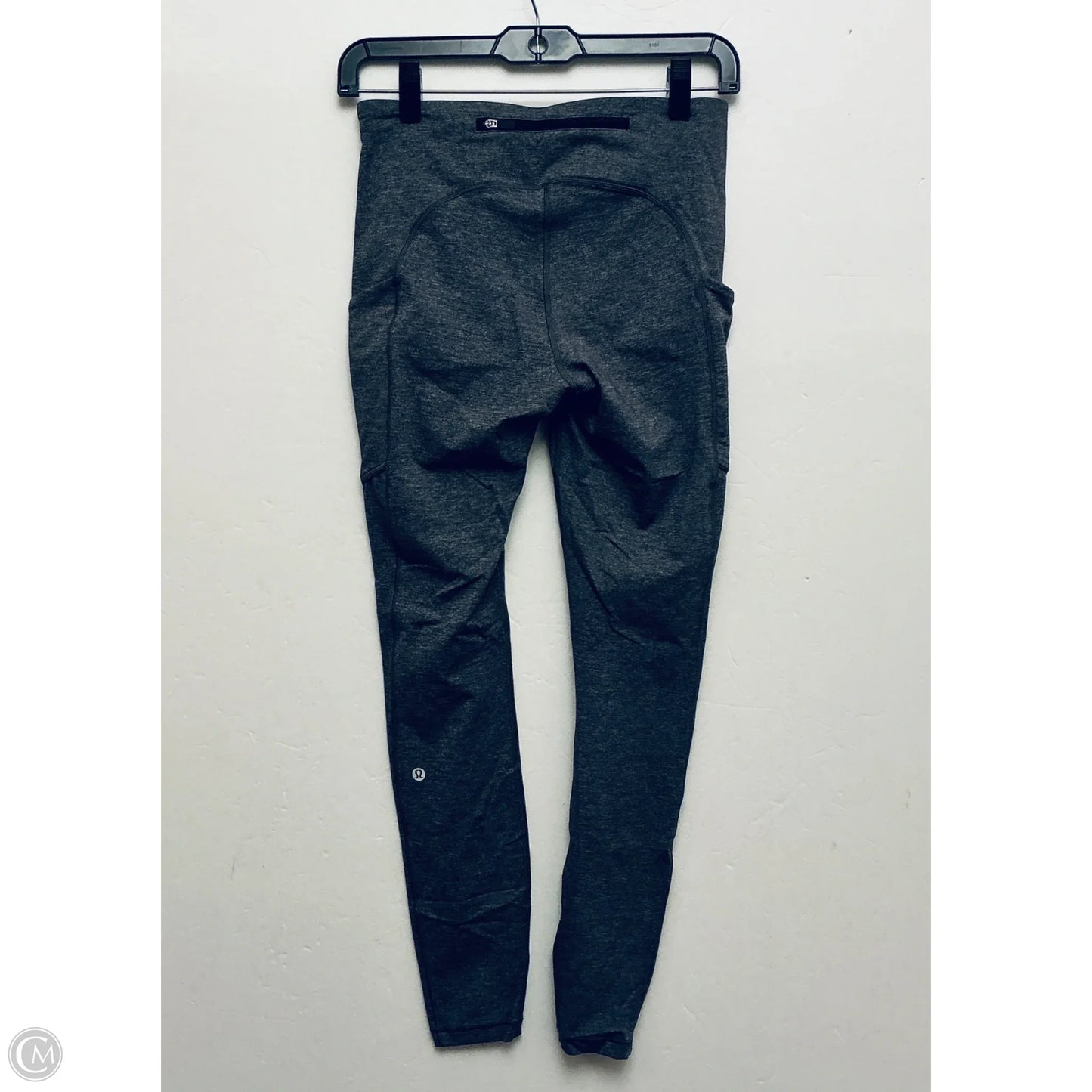 Athletic Leggings By Lululemon In Grey, Size: S