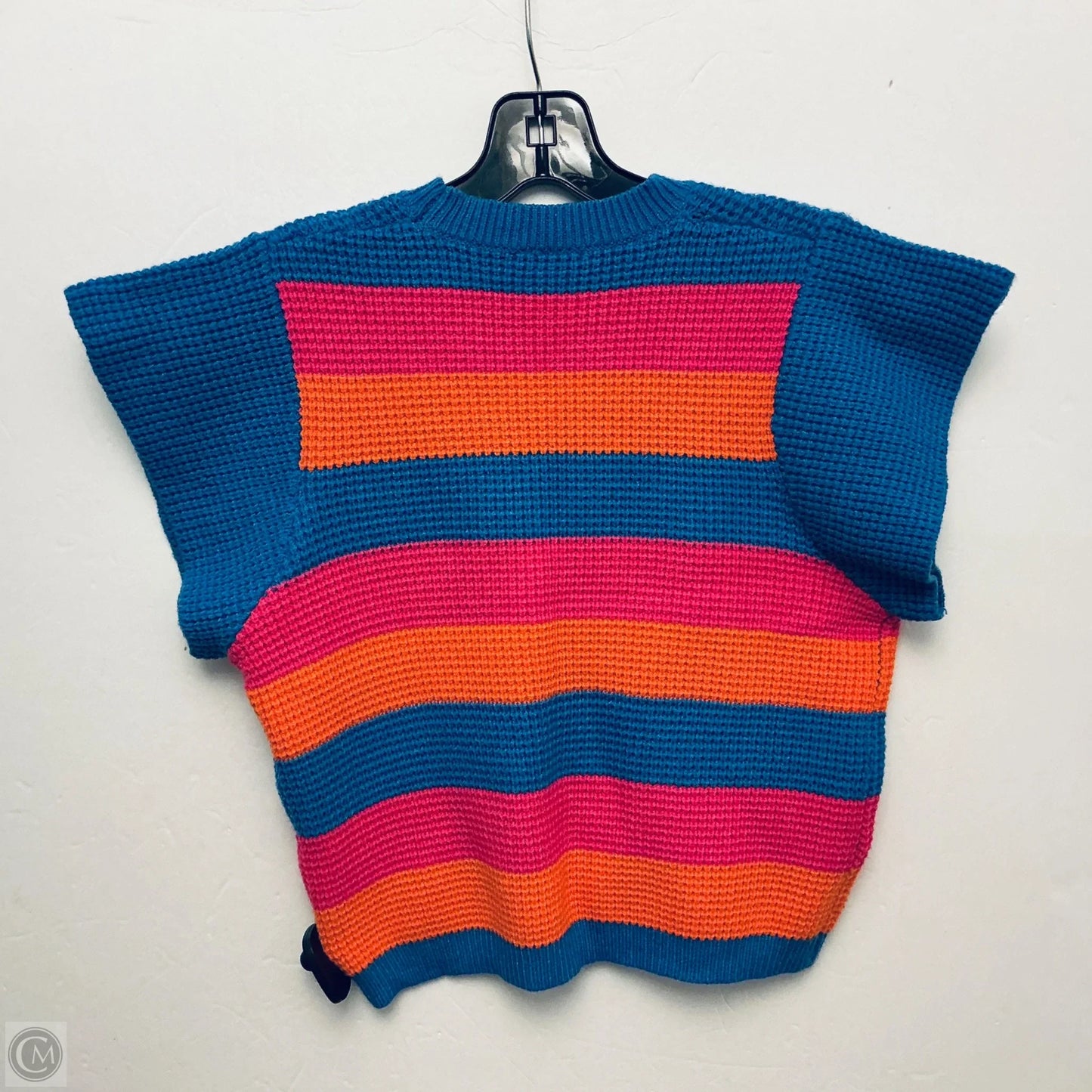 Sweater Short Sleeve By Thml In Blue, Size: Xs
