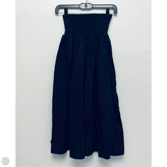 Skirt Midi By Banana Republic In Black, Size: Xxs