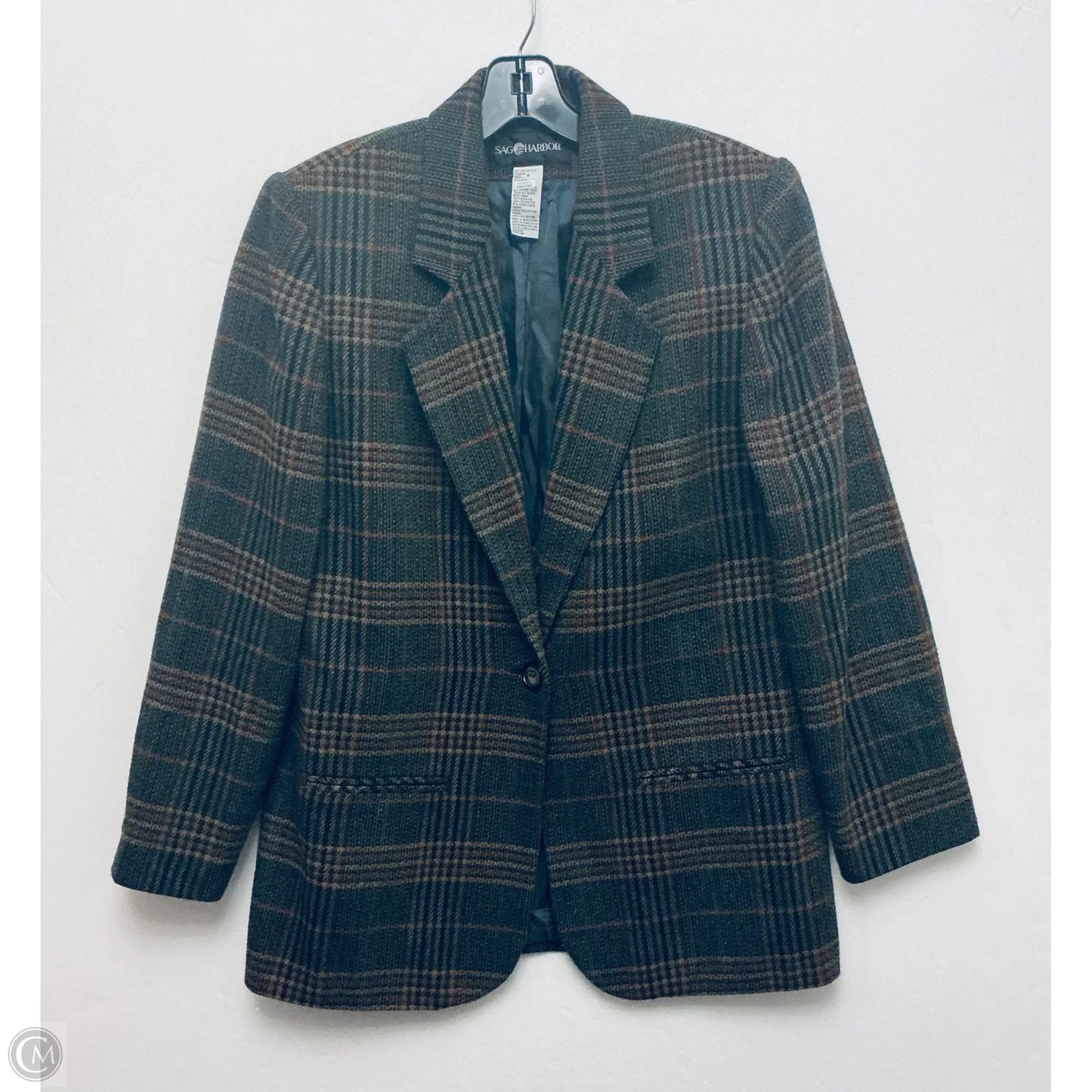 Blazer By Sag Harbor In Green, Size: 8