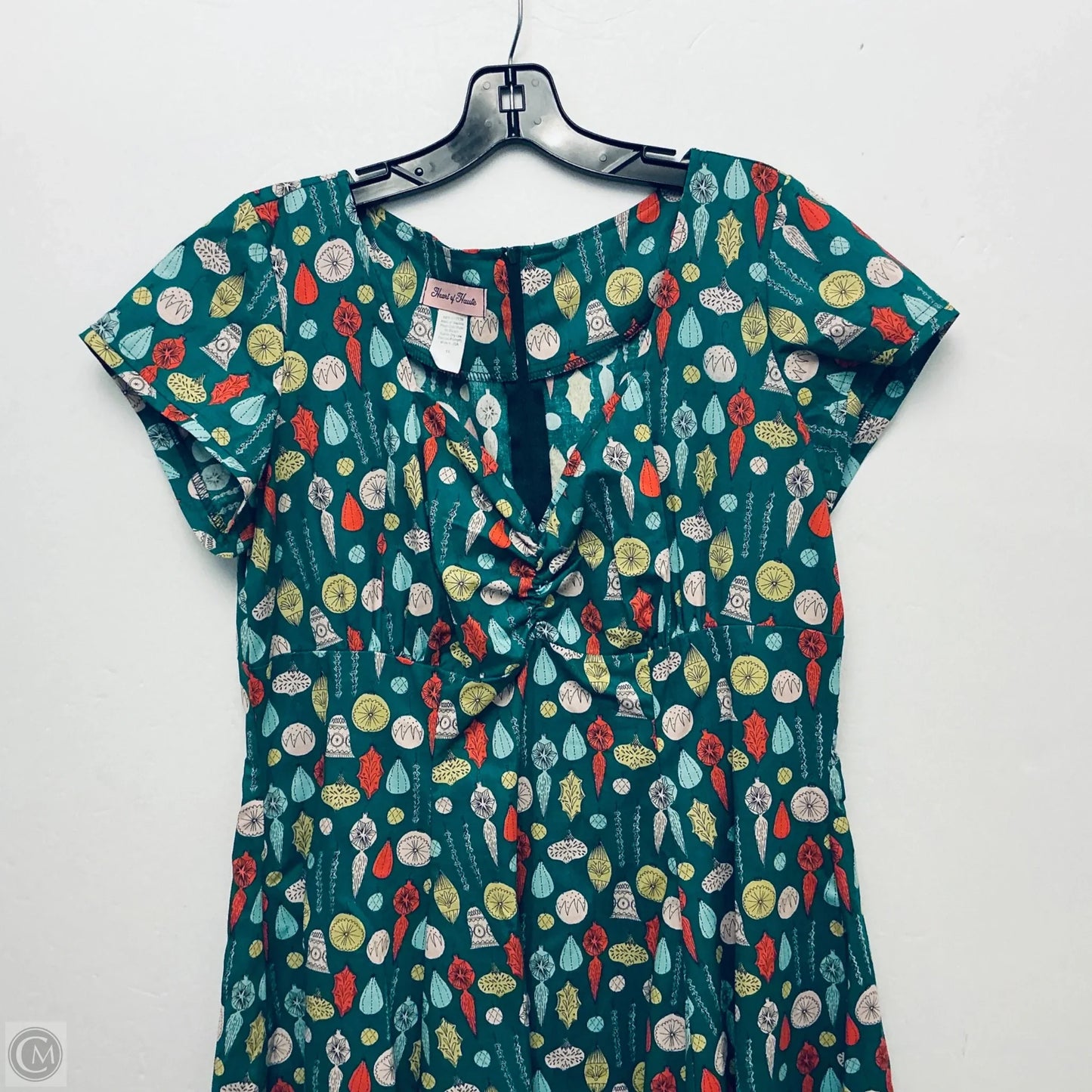 Dress Casual Midi By Cme In Green, Size: 1x