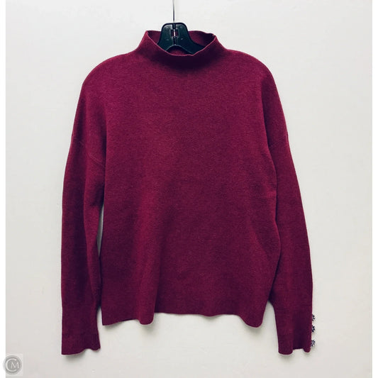 Sweater By Tahari In Purple, Size: L