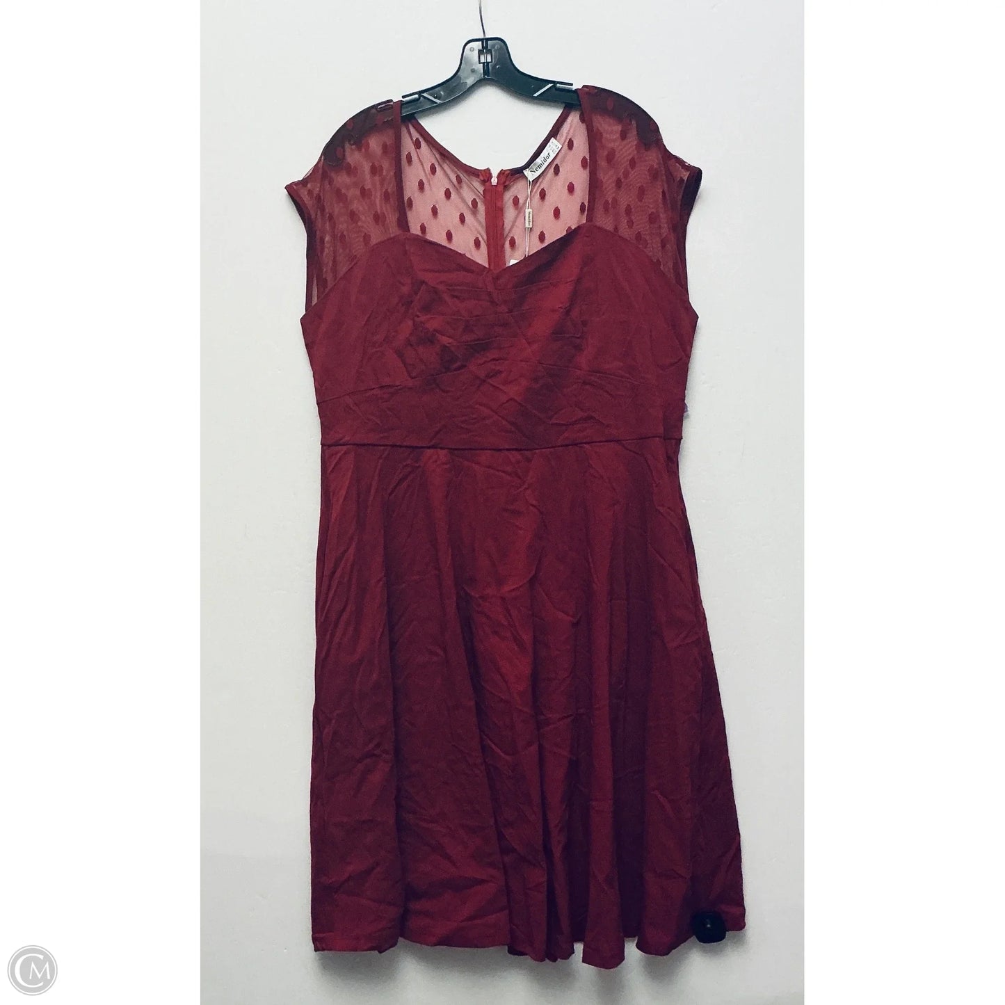 Dress Casual Short By Cmb In Red, Size: 22