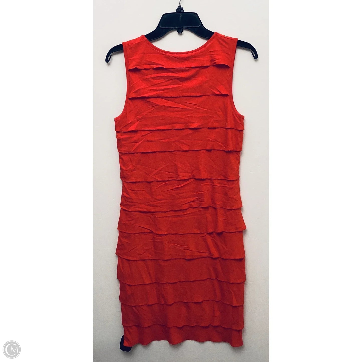 Dress Casual Short By Calvin Klein In Red, Size: 4