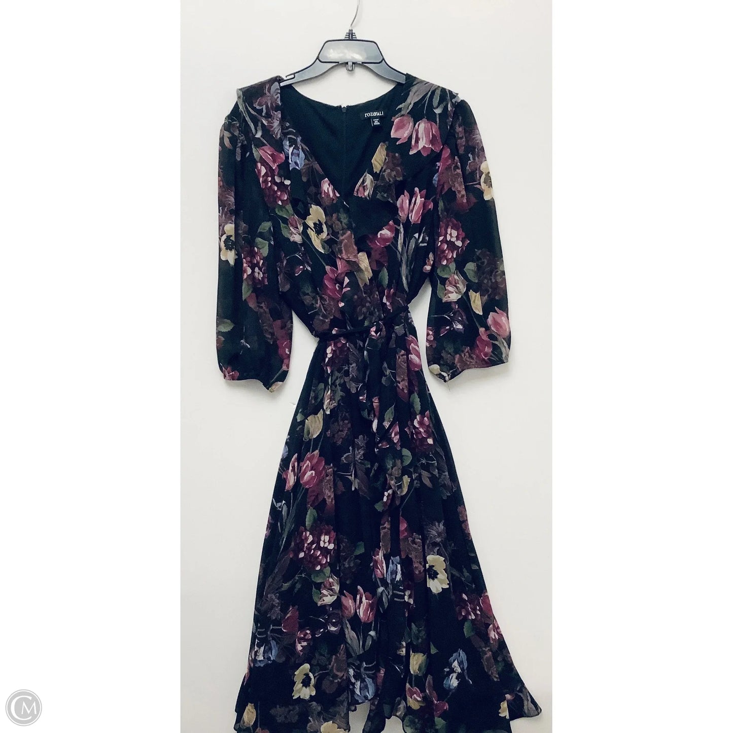 Dress Casual Maxi By Roz And Ali In Floral Print, Size: 24