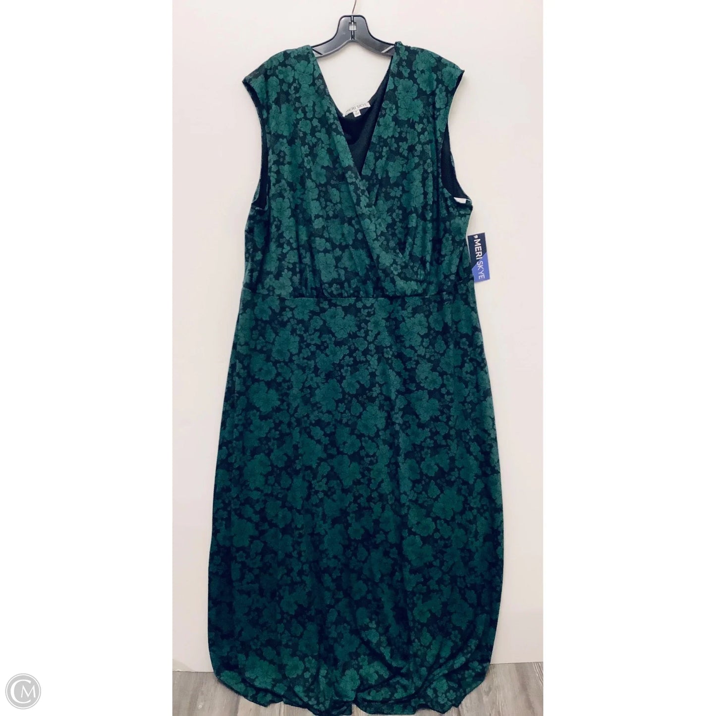 Dress Casual Maxi By Clothes Mentor In Green, Size: 4x