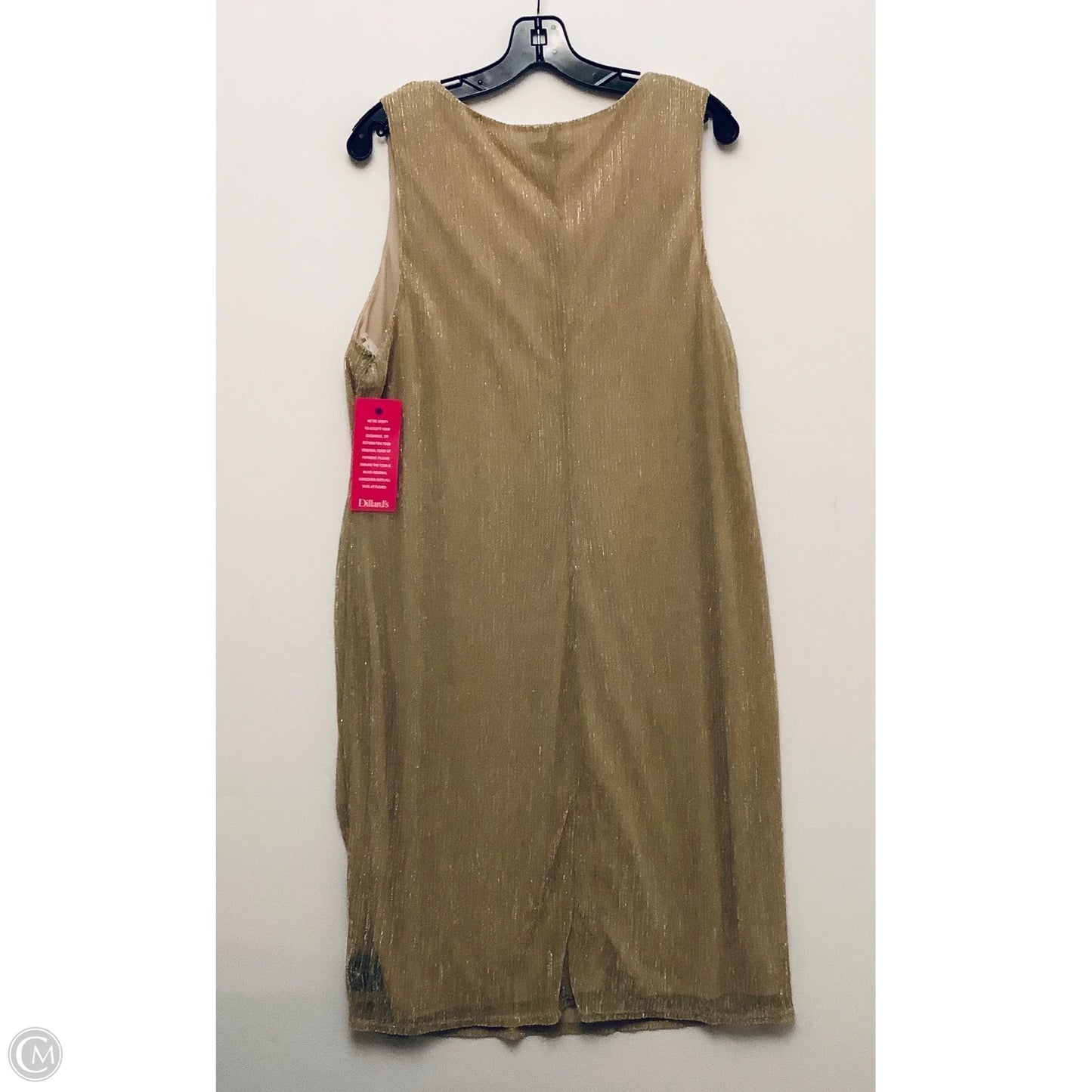 Dress Casual Short By Marina In Gold, Size: 1x