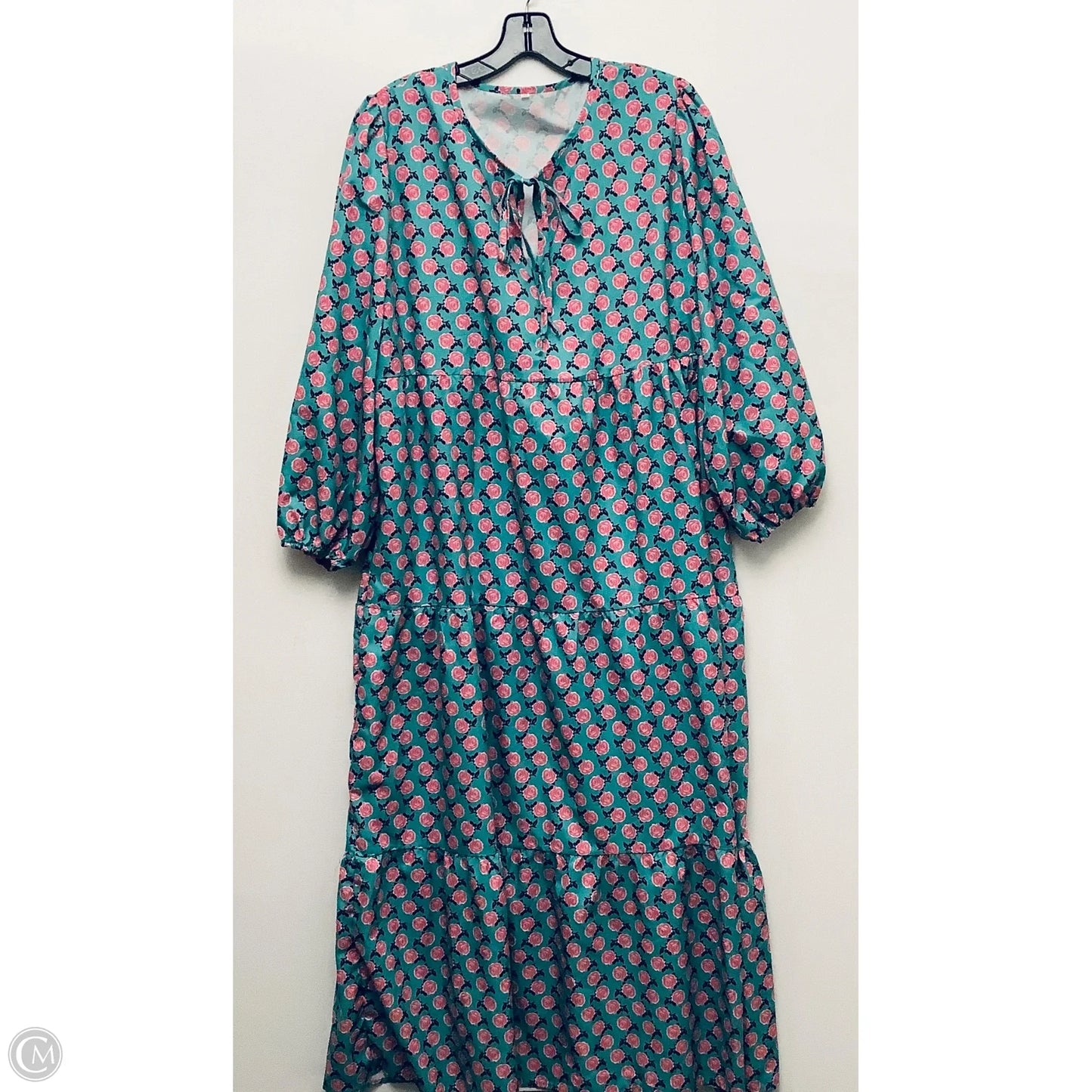 Dress Casual Maxi By Clothes Mentor In Floral Print, Size: 2x