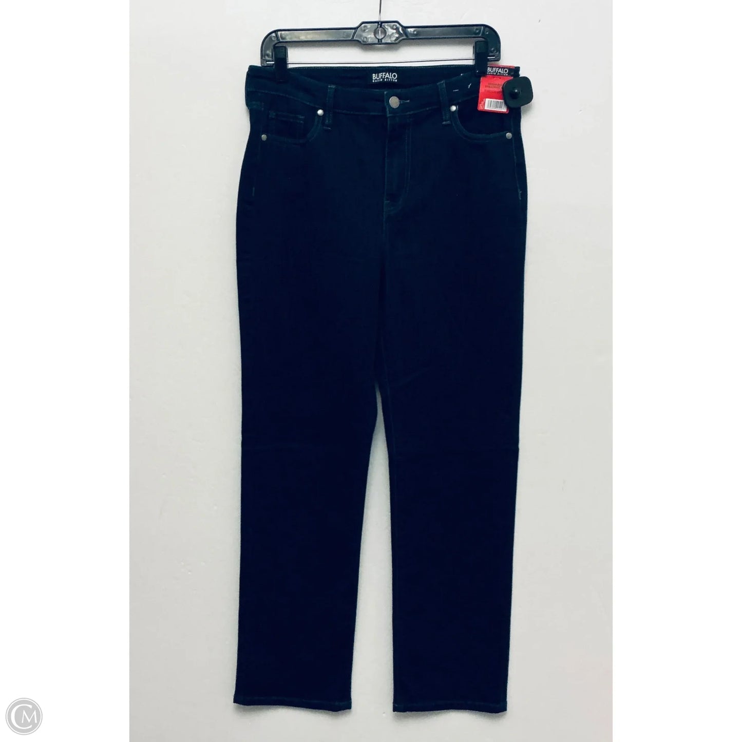 Jeans Straight By Buffalo David Bitton In Blue Denim, Size: 8